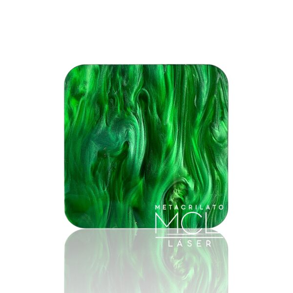 metacrilato nacarado verde esmeralda 3mm