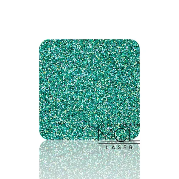 METACRILATO TURQUESA IRIDISCENTE GLITTER