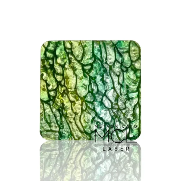 METACRILATO CAIMÁN VERDE