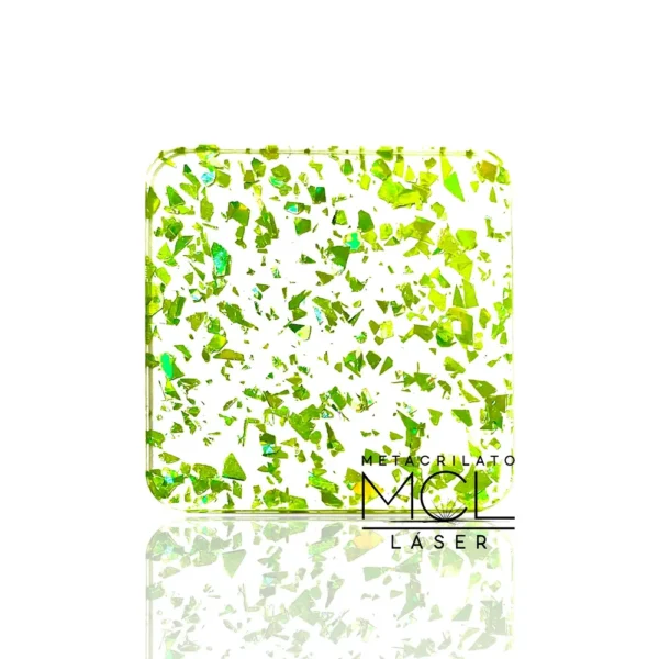 METACRILATO VERDE FLAKE