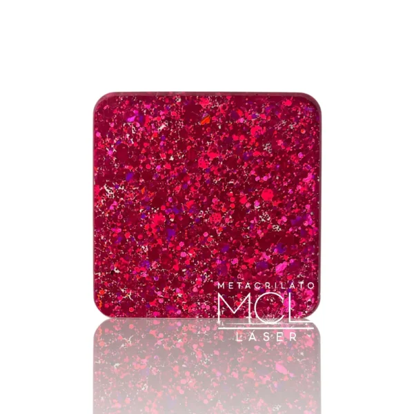 METACRILATO FUCSIA INTENSO LENTEJUELA