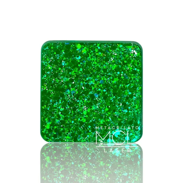 METACRILATO VERDE LENTEJUELA