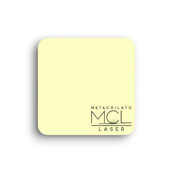 METACRILATO AMARILLO CLARO PASTEL