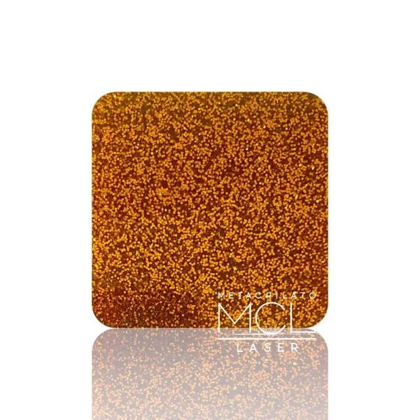METACRILATO NARANJA GLITTER