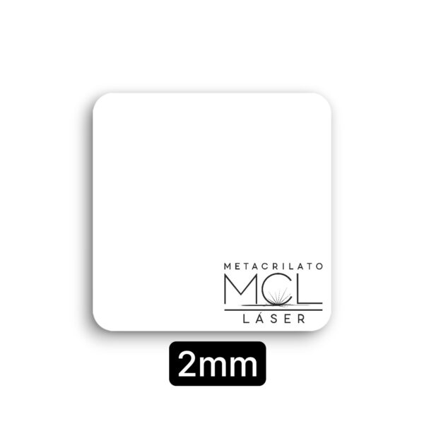 METACRILATO BLANCO OPACO 2MM