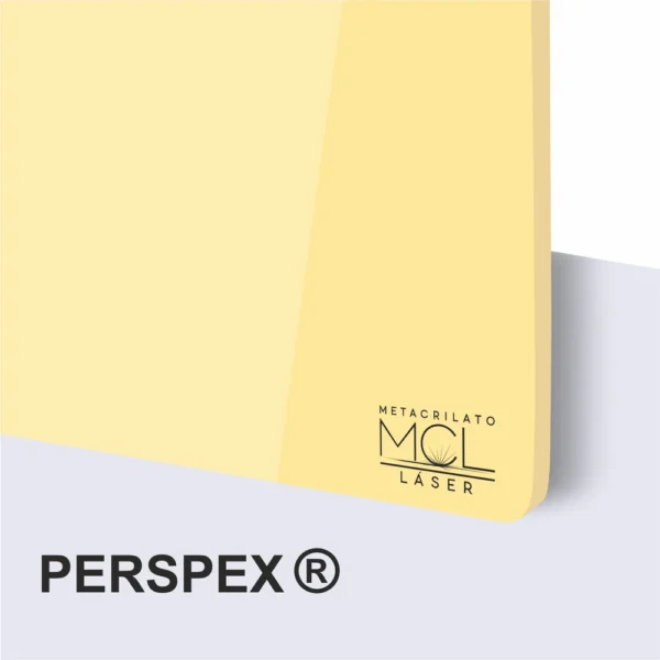 Metacrilato Pastel Amarillo 3mm Metacrilato Pastel Amarillo 3mm