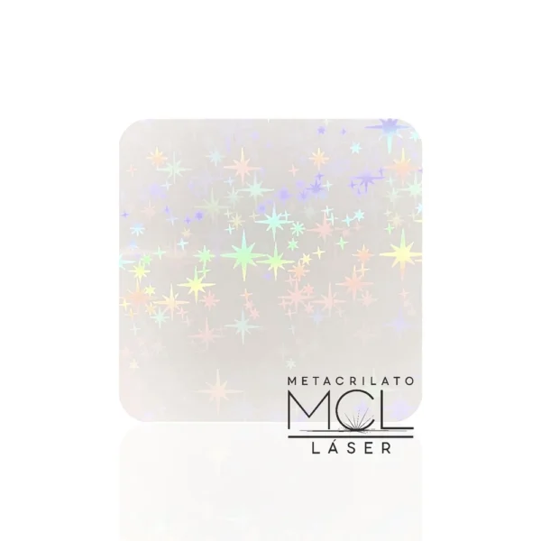 ESTRELLA IRIDISCENTE BLANCO TS02 METACRILATO IRIDISCENTE ESTRELLAS BLANCO