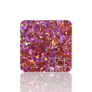 METACRILATO FUCSIA NARANJA FLAKE