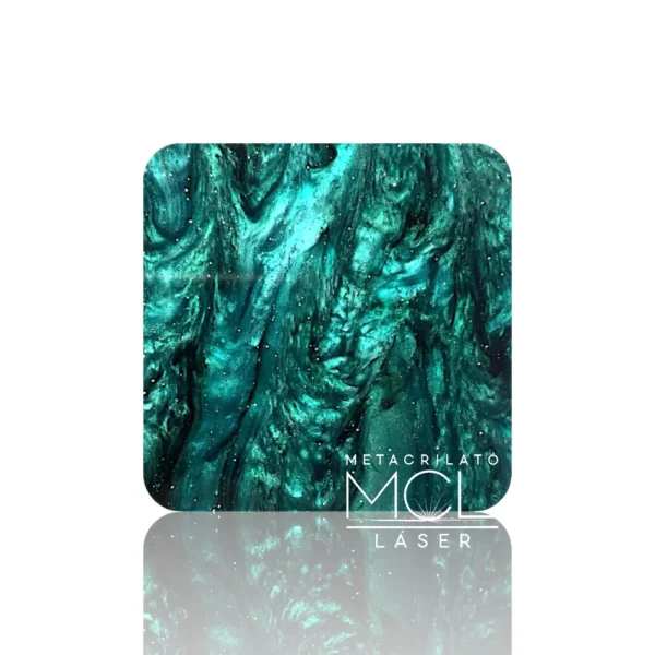 METACRILATO NACARADO GLITTER VERDE EMBRUJADO