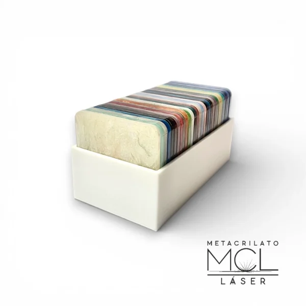 Muestras Metacrilato Serie Nacarado Glitter