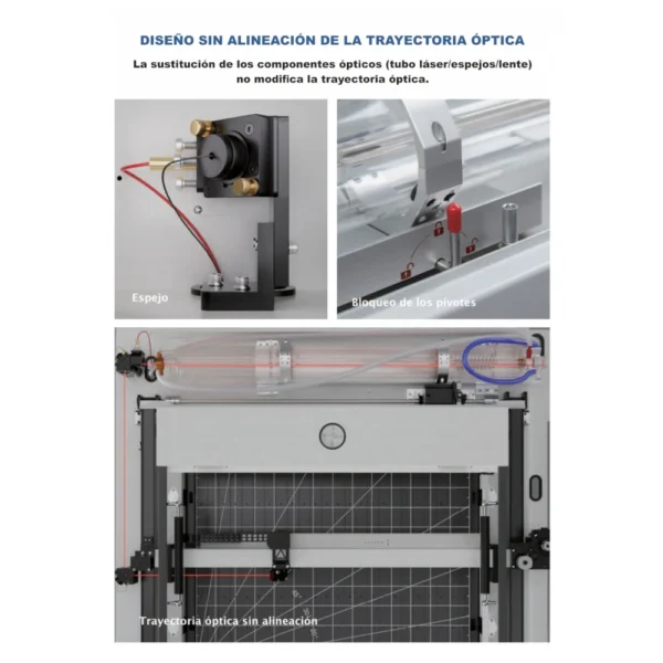 MÁQUINA LÁSER CO2 MIRA7 700X500MM PROFESIONAL