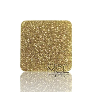 METACRILATO DORADO CLARO GLITTER