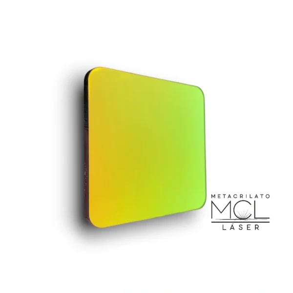 metacrilato-espejo naranja-verde-iridiscente-3mm
