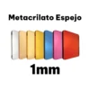 metacrlato espejo 1mm Metacrilato Espejo Dorado Claro de 1mm
