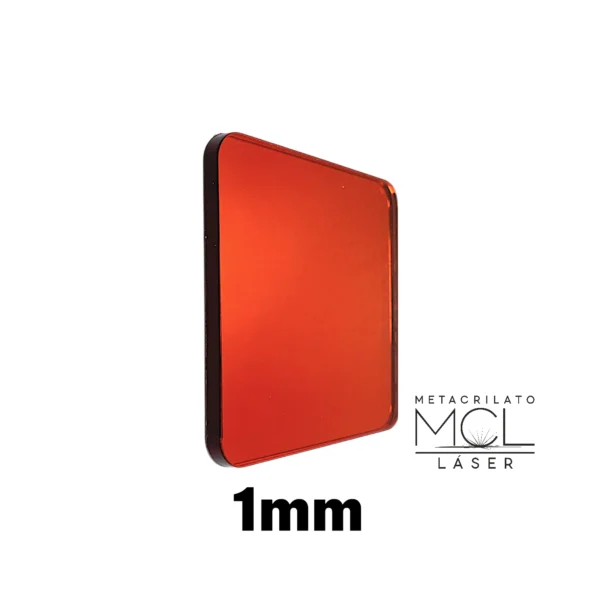metacrilato espejo rojo 1mm metacrilato espejo rojo 1mm