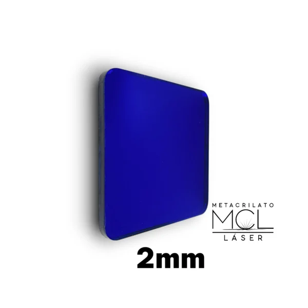 metacrilato espejo azul intenso 2mm metacrilato espejo azul intenso 2mm