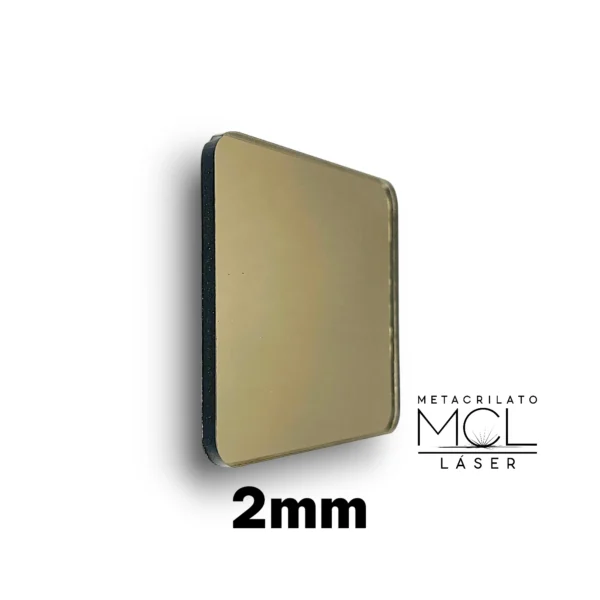 metacrilato espejo bronce 2mm