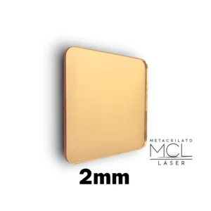 metacrilato espejo champán 2mm
