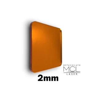 metacrilato espejo naranja 2mm metacrilato espejo naranja 2mm