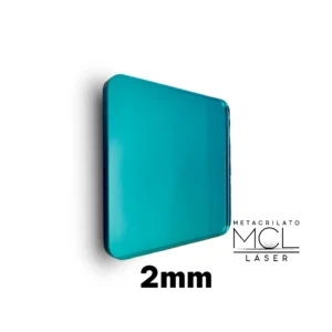 metacrilato espejo turquesa 2mm metacrilato espejo turquesa 2mm
