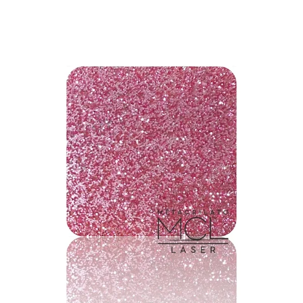 metacrilato glitter rosa