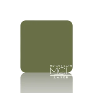Metacrilato Opaco Verde Militar 3mm