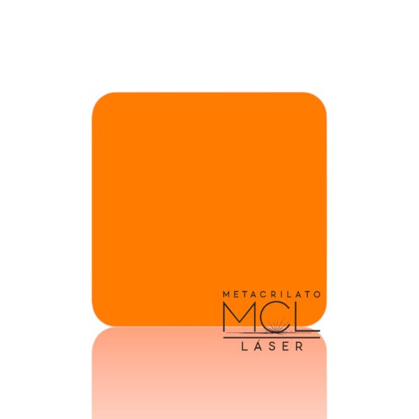 Metacrilato Opaco Naranja Basic 3mm