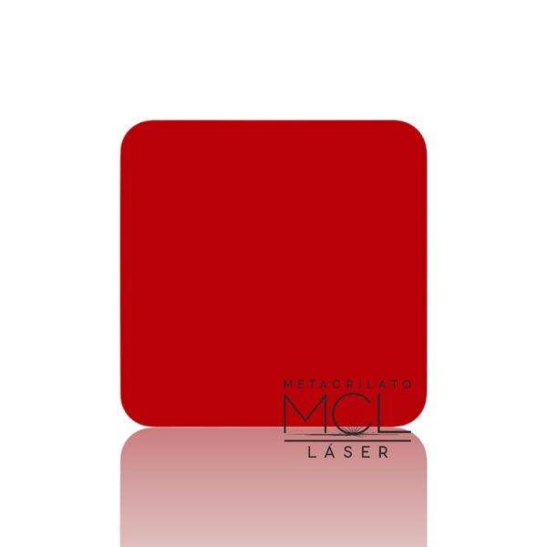 Metacrilato Opaco Rojo Metacrilato Opaco Rojo