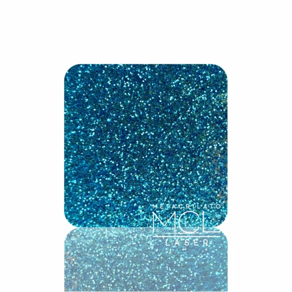 metacrilato glitter azul 3mm Metacrilato Glitter Azul 3 mm