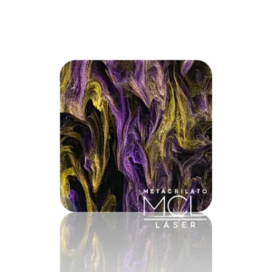 Metacrilato Nacarado Oro Lila Cosmos 3mm