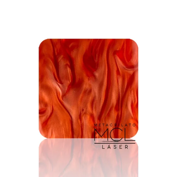 Metacrilato Nacarado Fuego 3mm