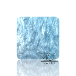Metacrilato Nacarado Azul Cielo 3mm
