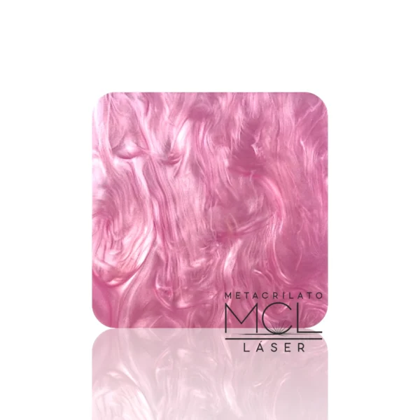 metacrilato nacarado rosa Chicle 3mm